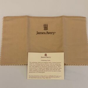 James Avery ORIGINAL VINTAGE Tan Polishing Cloth